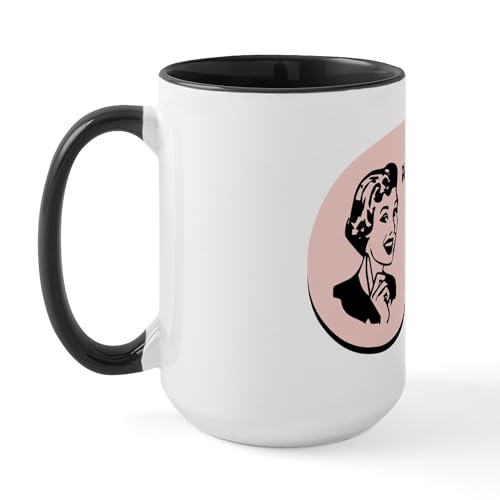 White/Black Inside - Social Worker Voice Large Mug