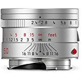 Leica 50mm f/2.4 Summarit M Manual Focus Lens (Silver) - Premium Compact Prime Lens for Street & Portrait Photography