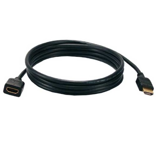 HDMI Port Saver Extension Cable - Male to Female 1FT 32AWG - Perfect for Laptop, TV, Monitor & Gaming Console Connectivity