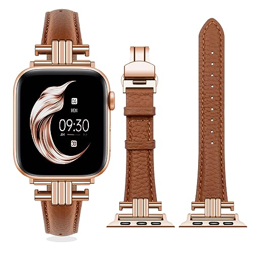 Brown Rose Gold-Buckle