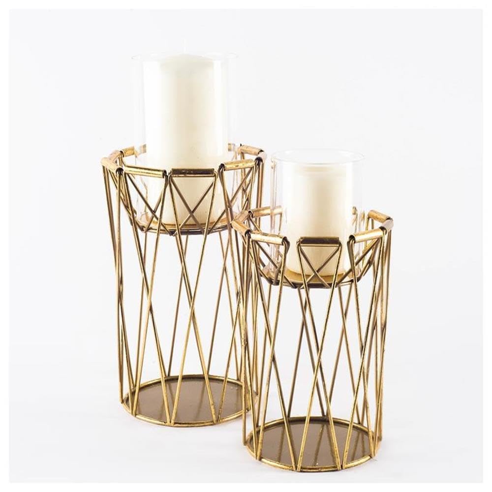 Mercana Othello I Tall Table Candle Holder - Elegant Home Decor for Dining Room, Living Room & Wedding Centerpieces