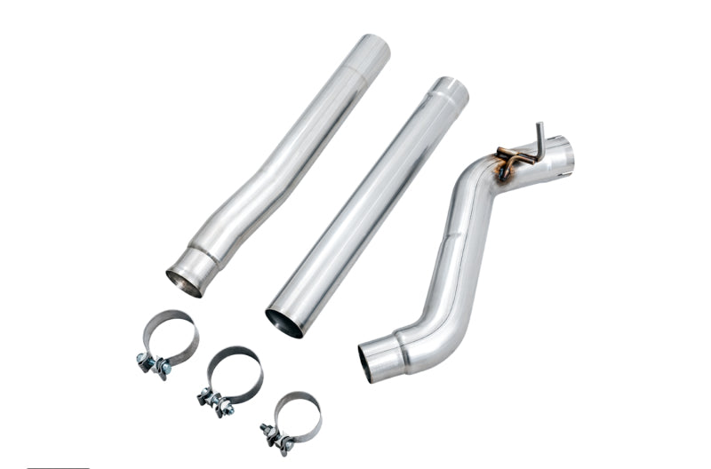 AWE Non Resonated Mid Pipe for Jeep Wrangler JL 2.0L Turbo (2018-2025) - High Performance Exhaust Upgrade for Off-Road & Street Driving