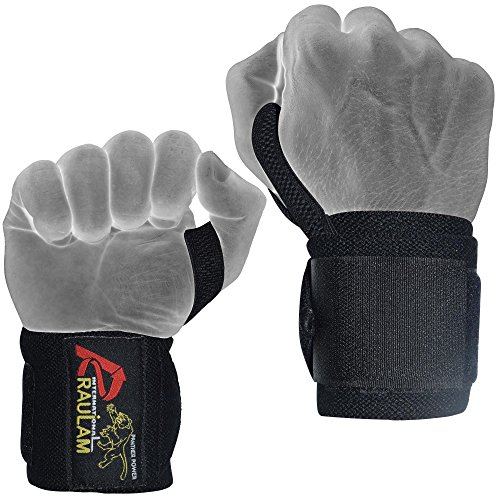 Black Wrist Wraps and Straps