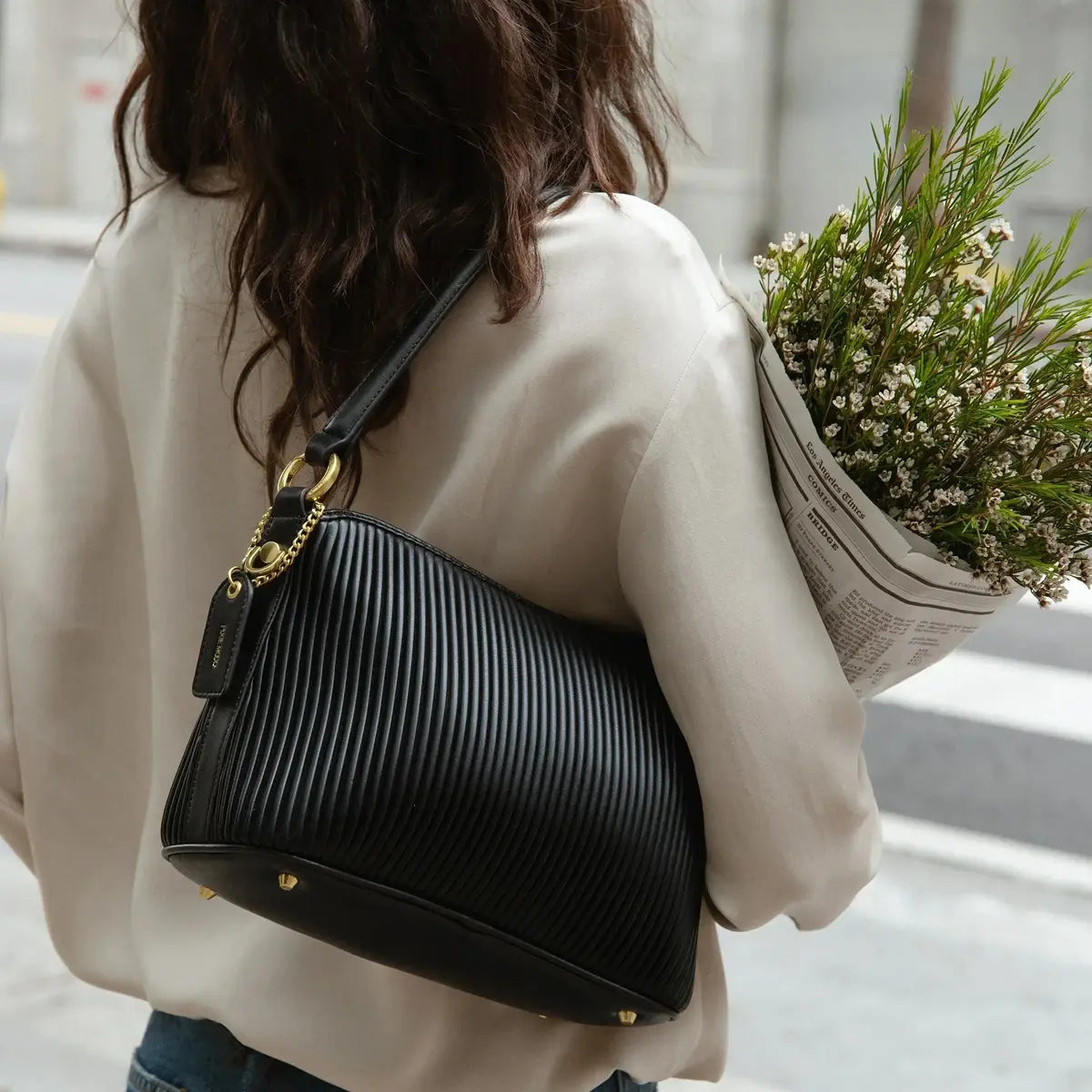 Ella Large Shoulder Bag for Women - Stylish & Spacious Handbag for Work, Travel & Everyday Use