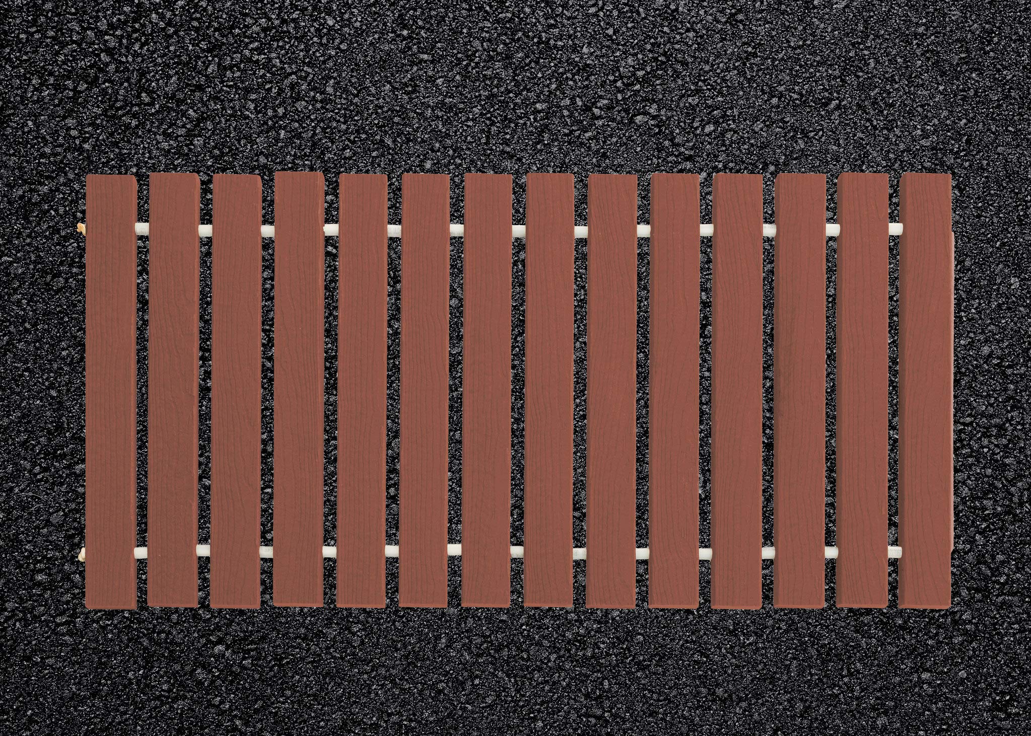 EverGrain Composite Decking Roll Up Walkway - Durable & Weather-Resistant Redwood Design | Perfect for Patios, Poolside, and Outdoor Pathways | Furniture Barn USA