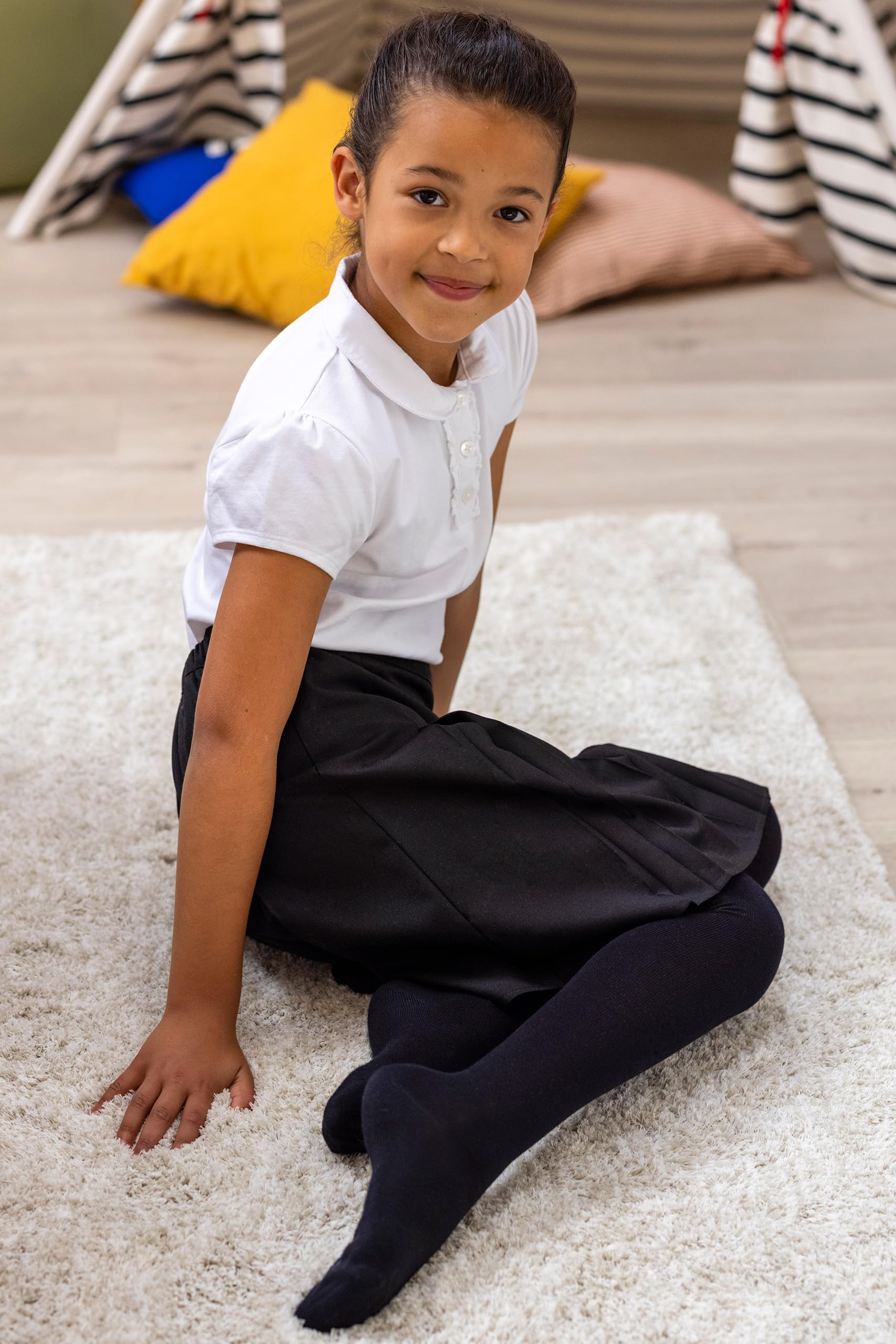 Bamboo Tights for Girls - Soft, Breathable 3-Pack for School & Casual Wear