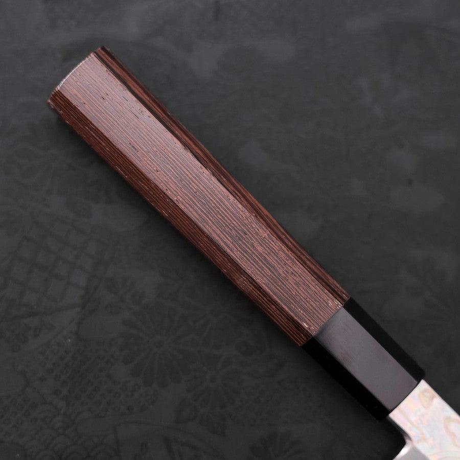 Premium Sakimaru Takohiki Japanese Knife - 270mm Silver Steel #3 Damascus Blade with Buffalo & Wenge Handle - Sushi, Sashimi & Seafood Preparation