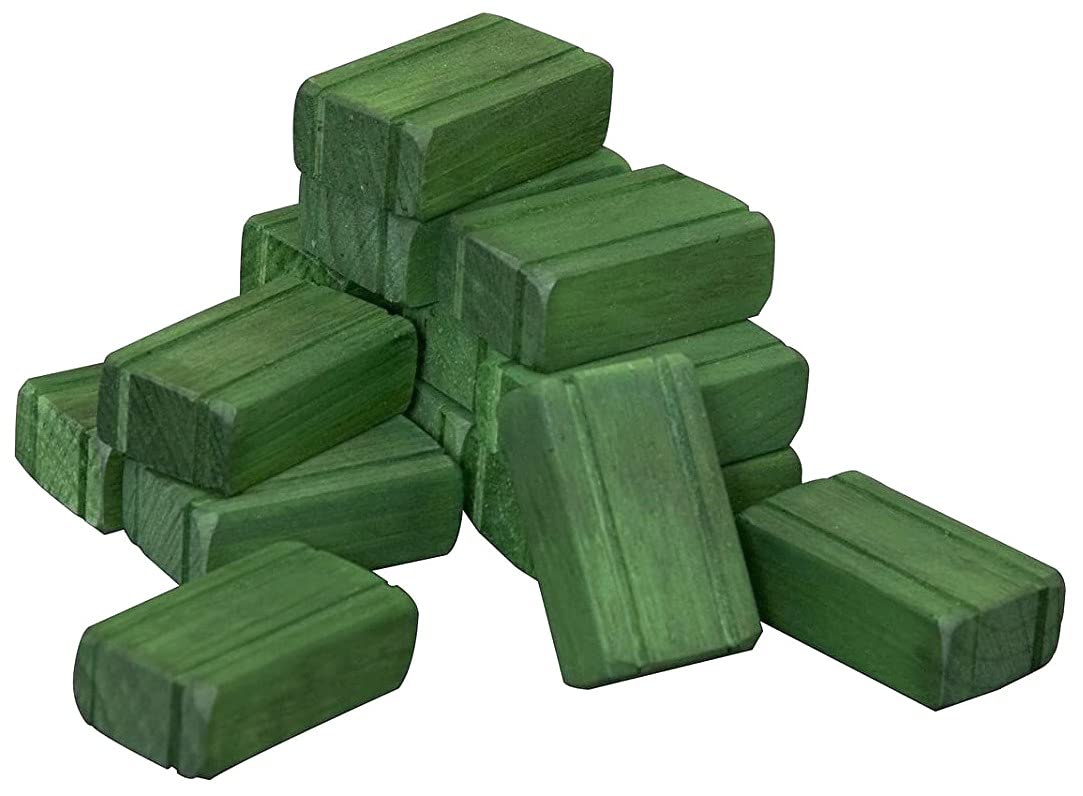 Miniature Toy Hay Bales for Farm & Ranch Playsets - Realistic Farm Animal Accessories for Kids' Pretend Play & Diorama Scenes