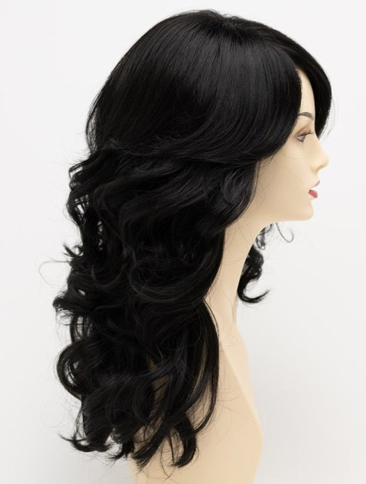 Christine Mono Part Synthetic Wig - Natural Looking Heat Resistant Hairpiece for Women - Perfect for Cosplay, Daily Wear & Special Occasions