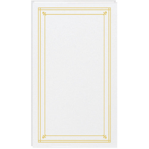 Pioneer Slim Line Post Style Photo Album with Pocket Pages - White | Archival Safe Scrapbooking, Wedding, Family Memories Storage