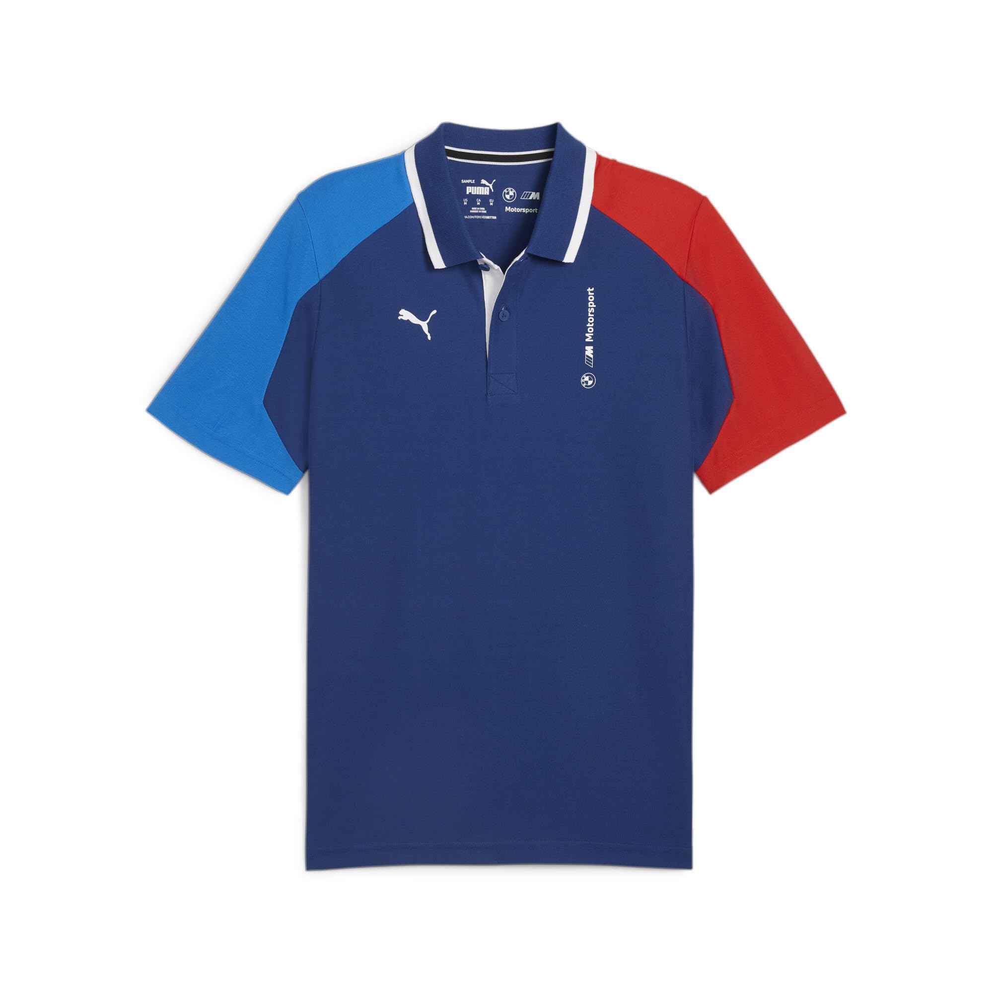 PUMA Men's BMW M Motorsport Essentials Polo Shirt - Breathable, Comfortable & Stylish - Perfect for Casual Wear, Golf & Motorsport Events