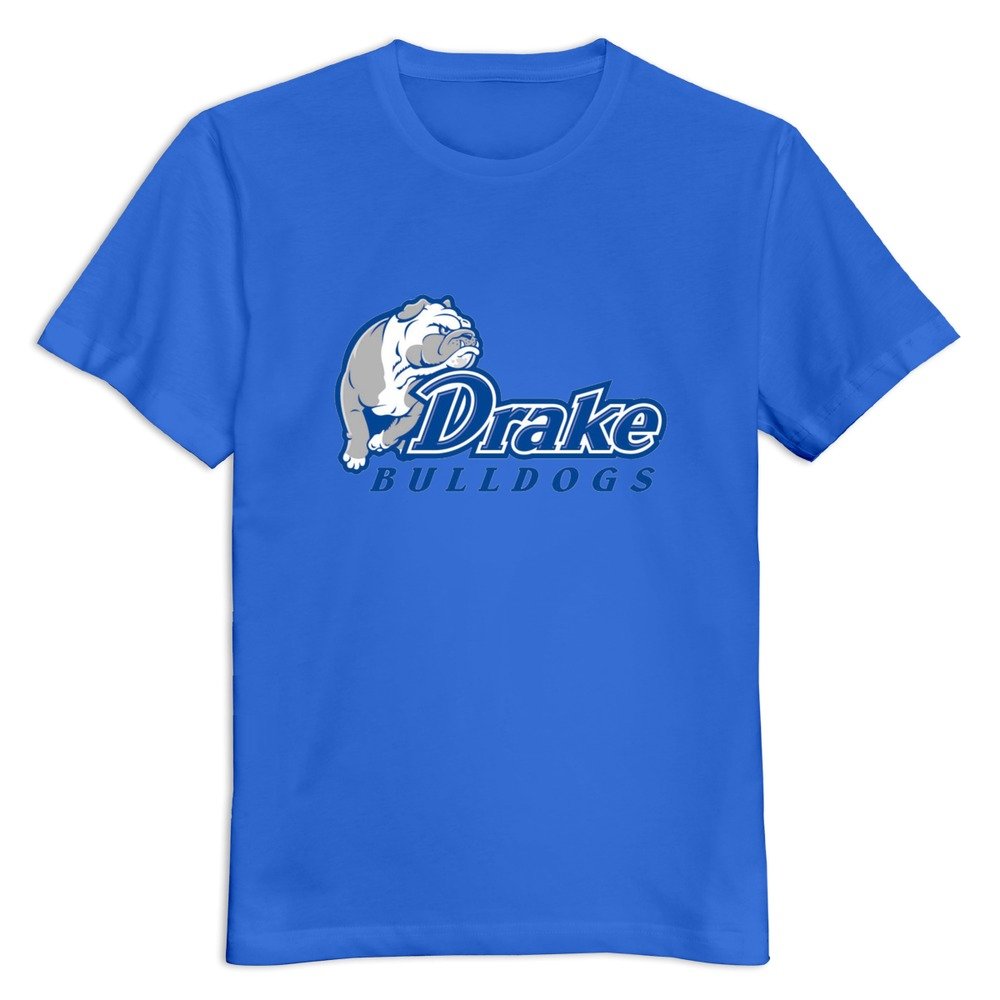 Drake University Round Neck T-Shirt for Men - Comfortable Cotton Tee for Casual Wear, College Apparel & Fan Gear