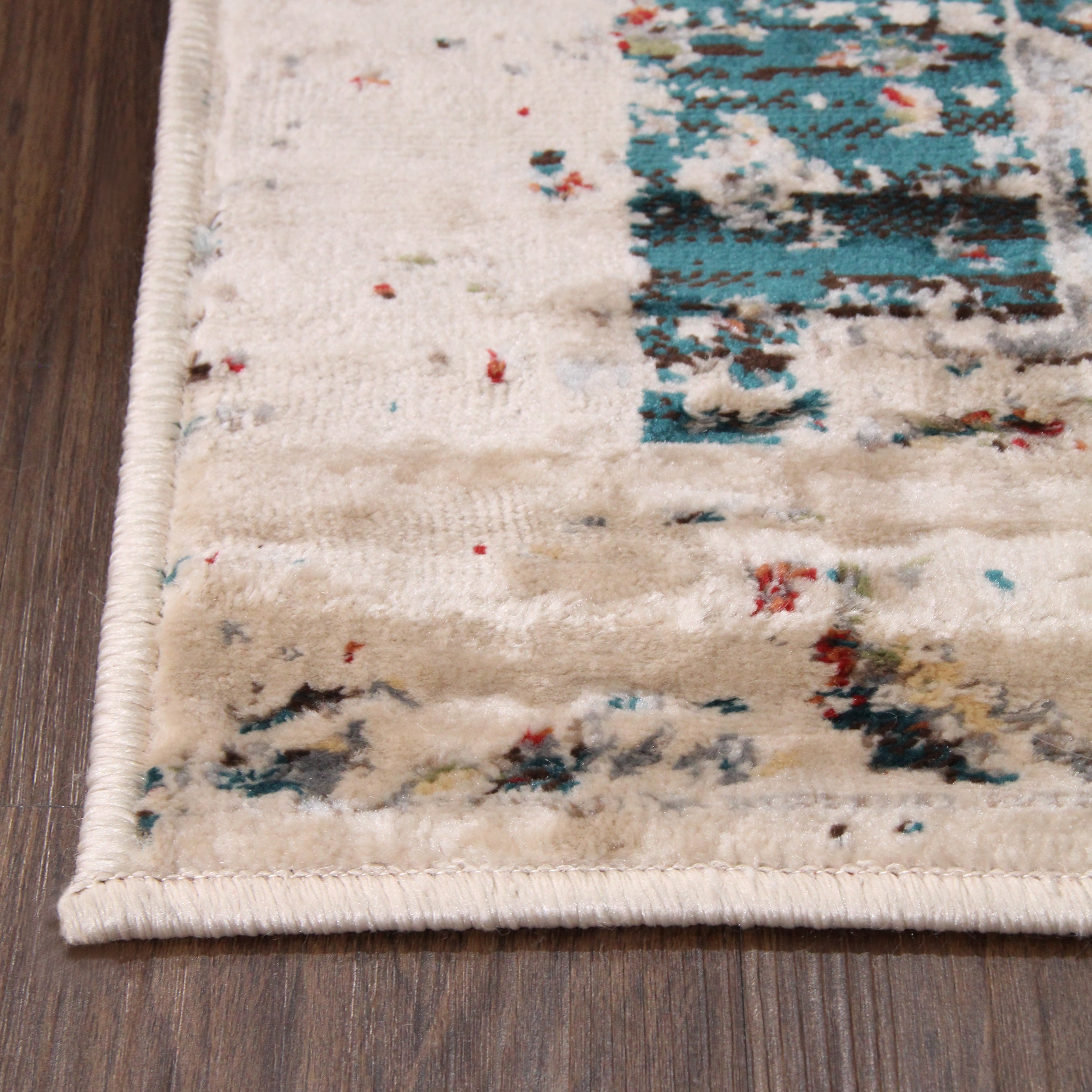 Marquis Modern Farmhouse Medallion Indoor Area Rug - Non-Slip Living Room Carpet for Home Decor, Bedroom & Office | Soft & Durable Floor Mat