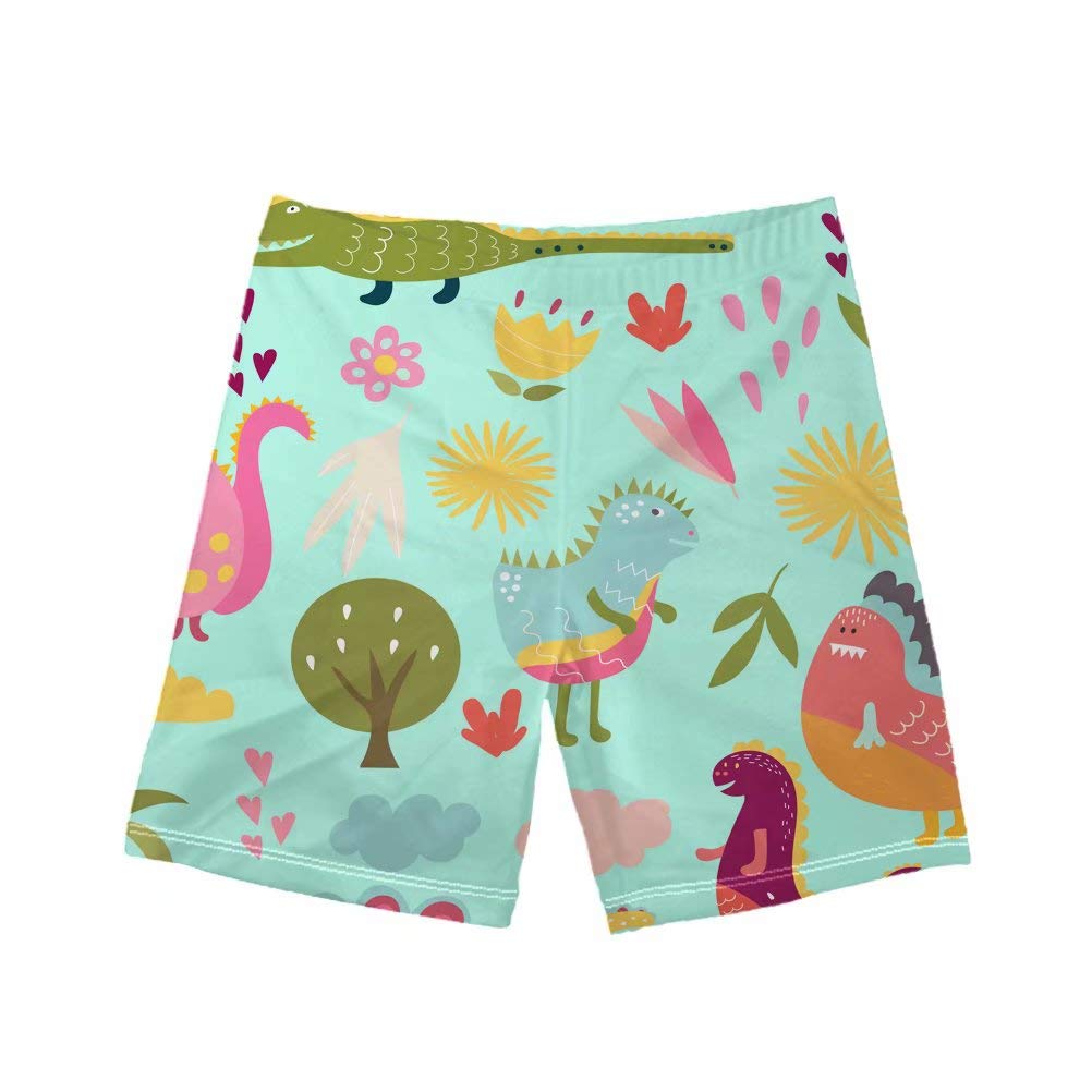 FOR U DESIGNS Toddler Boys Swim Trunks - Quick Dry Swim Shorts with UPF 50+ Sun Protection | Perfect for Beach, Pool & Summer Water Play