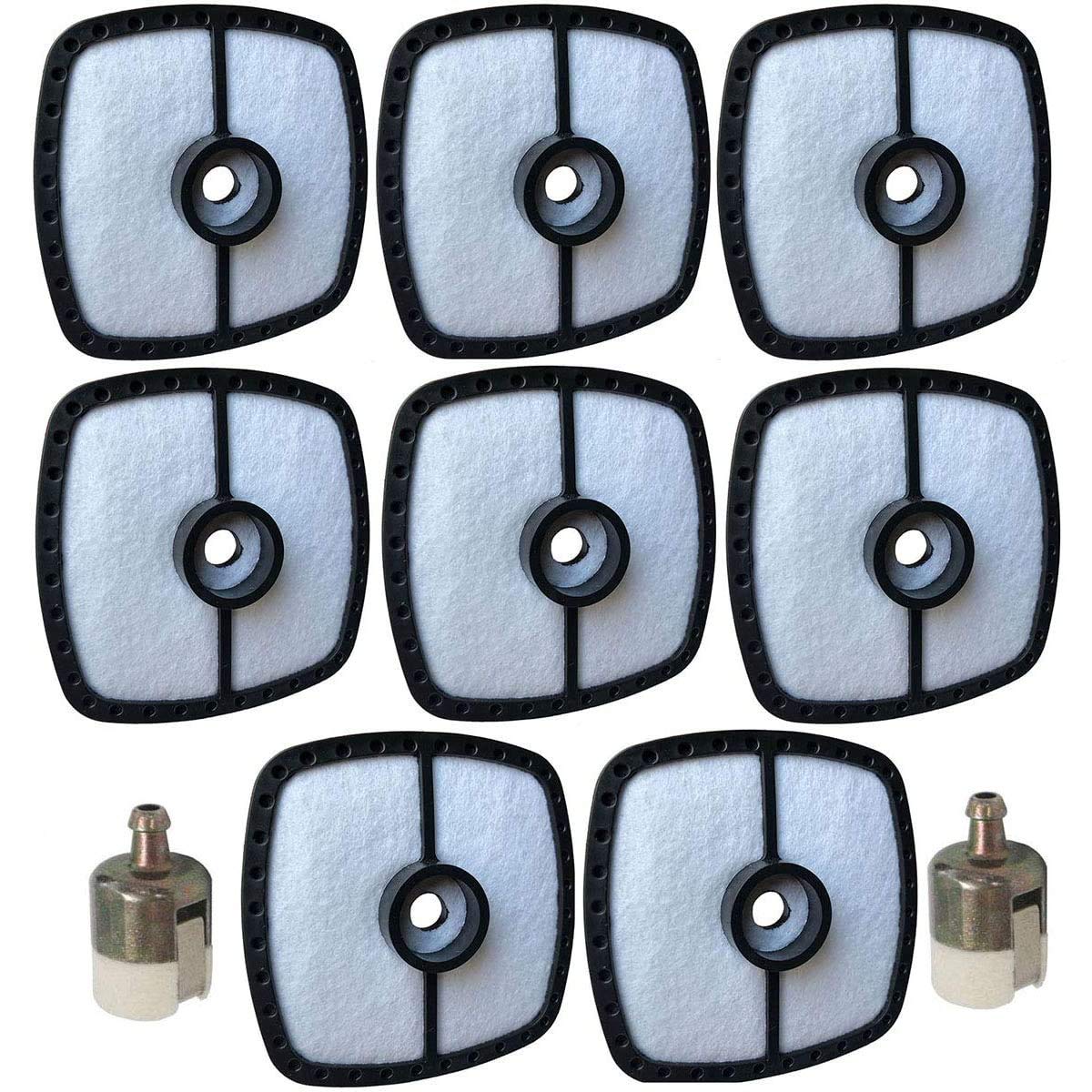 8X Air Filter & Fuel Filter Replacement for Echo SRM210 GT200 GT225 GT230 SRM230 String Trimmer & PB200 PB250 PB250LN PE200 PE225 Leaf Blower - Compatible with Part #13031054130 & A226001410 - Perfect for Lawn Maintenance & Outdoor Power Equipment Care