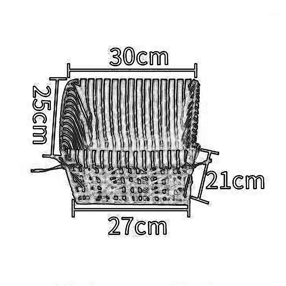 3-Tier Wooden Rattan Storage Basket Shelf - Hanging Floor Magazine Rack for Home Organization | Perfect for Living Room, Bedroom, Bathroom & Office Storage Solutions