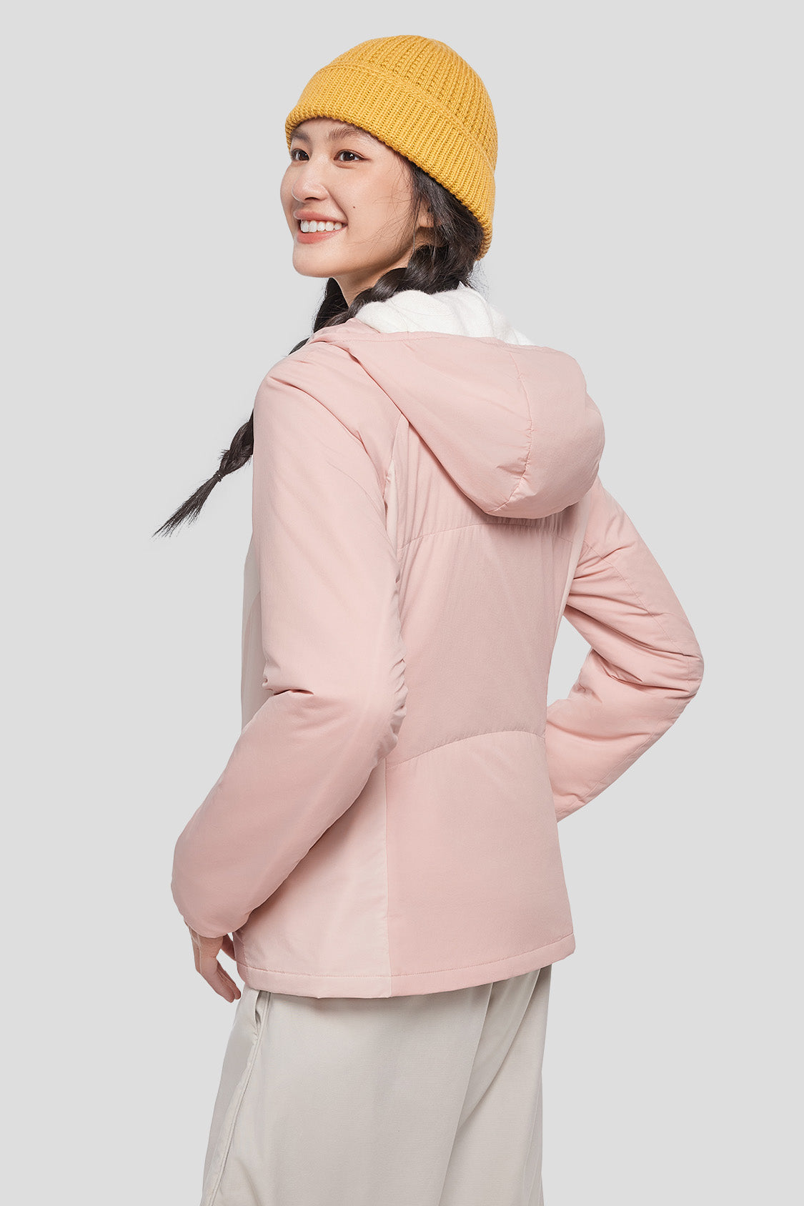 LiteHood Women's Insulated Winter Jacket - Lightweight Waterproof Windproof Coat for Outdoor Hiking, Skiing & Daily Wear