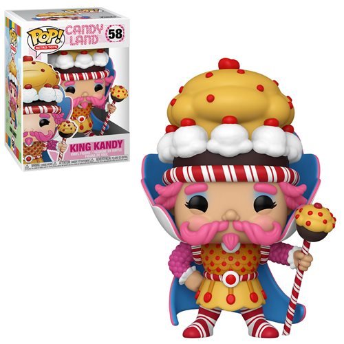 **King Kandy Pop! Vinyl Figure - Candyland Collectible [58] - Perfect for Disney Fans, Shelf Displays & Gift Giving**