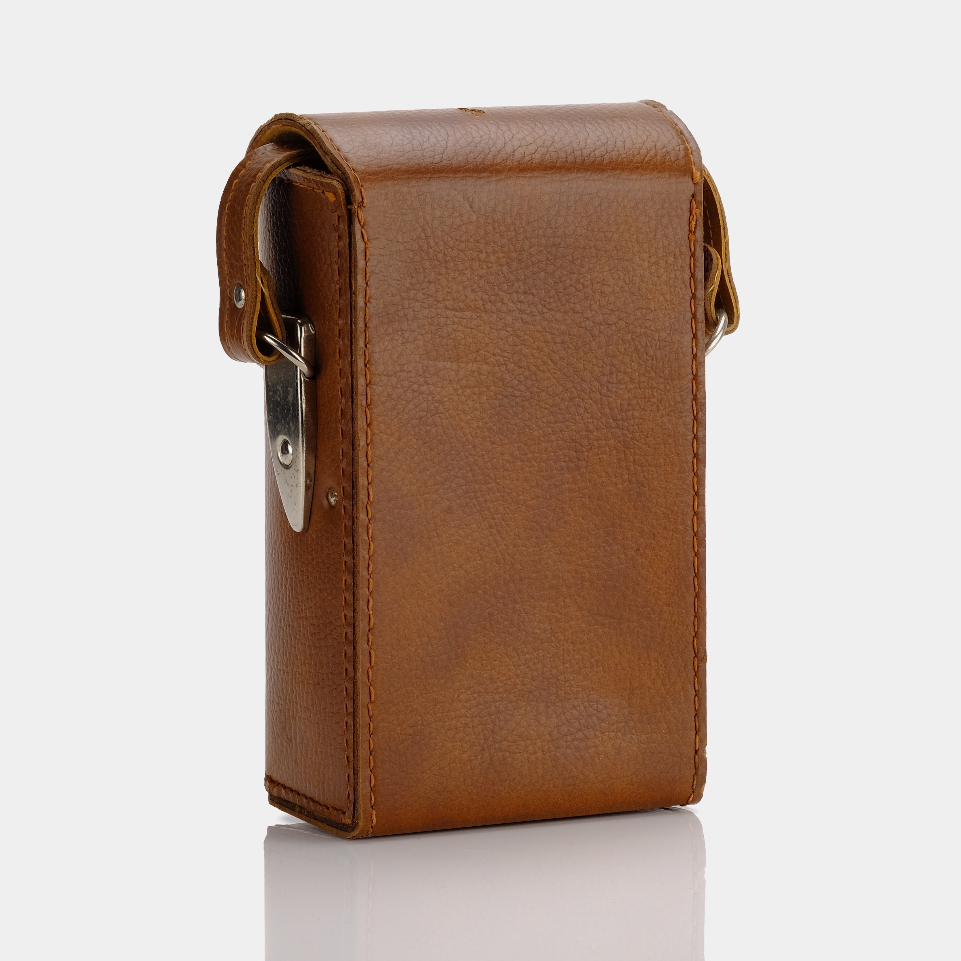 Premium Brown Leather Folding Camera Case - Waterproof DSLR/SLR/Mirrorless Camera Bag for Travel & Outdoor Photography