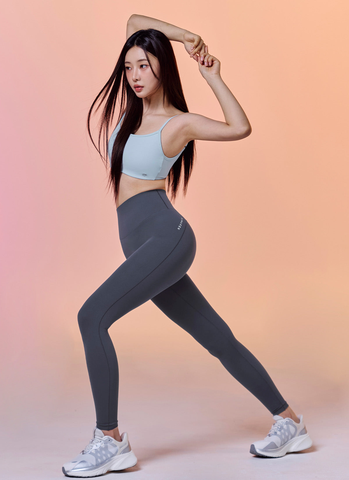 Fit Revolution High-Waisted Yoga Leggings for Women - Twinkle Navy - Comfortable & Stretchy Workout Pants for Running, Gym & Lounge