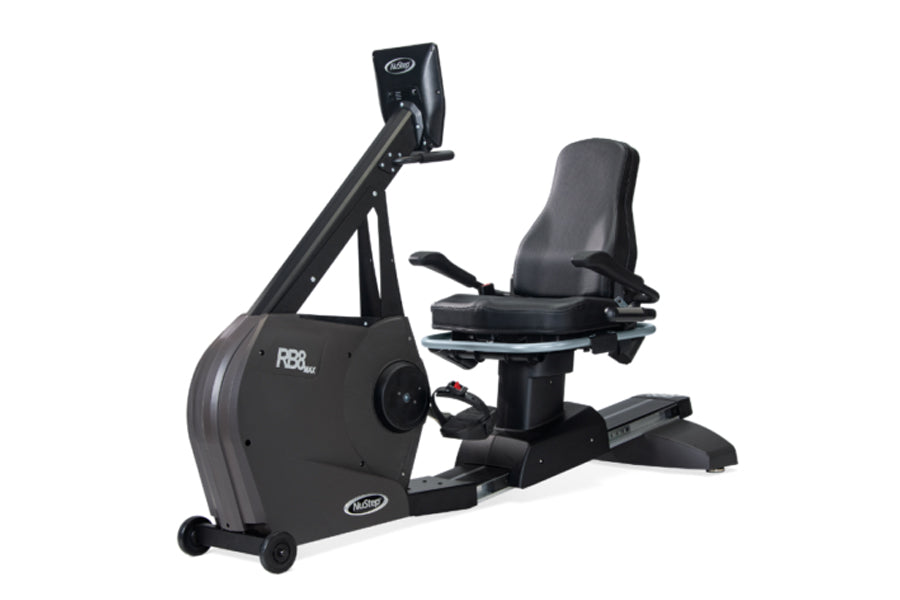NuStep RB8PRO Recumbent Exercise Bike for Home Gym - Low Impact Cardio Workout Machine for Seniors & Physical Therapy - Perfect for Rehabilitation & Fitness Training