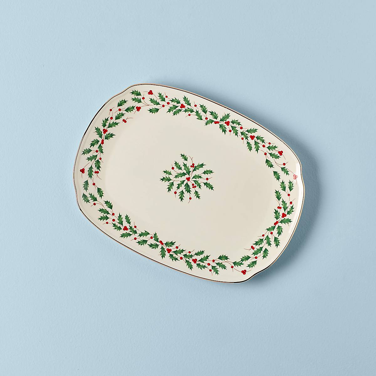 Elegant Holiday Serving Platter Set - Large Christmas Dinner Tray for Festive Parties, Family Gatherings & Special Occasions - Perfect for Appetizers, Desserts & Charcuterie Boards