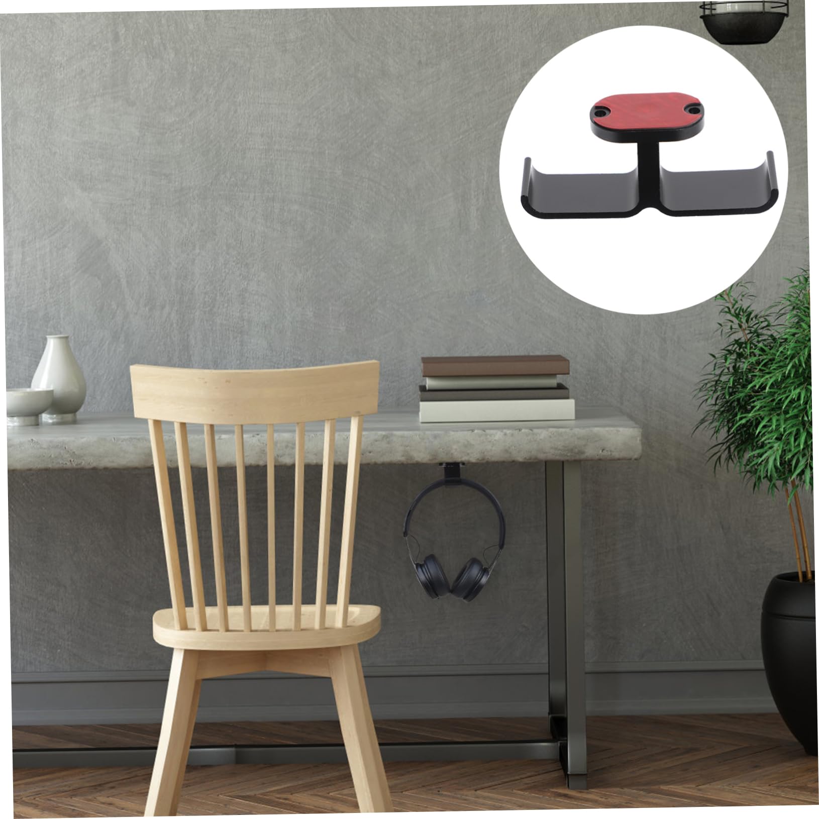 OSALADI 4-Pack Headset Hanger - Adjustable Headphone Stand Hook, Gaming Accessories for Desk Organization - Perfect for Gamers, Office & Home Use