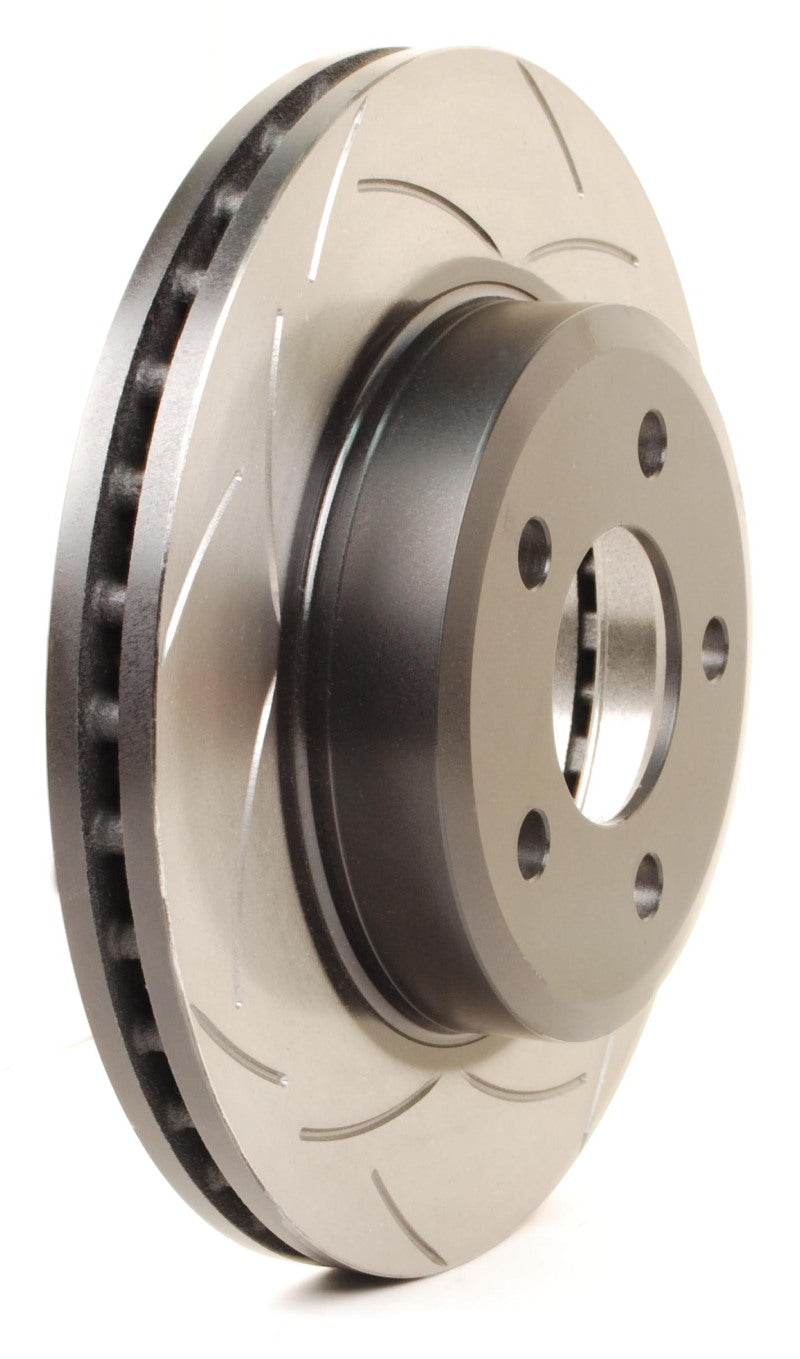 DBA 02 09 Subaru WRX STi 10-Stud Front Slotted Rotors - High Performance Brake Upgrade for Street Racing & Daily Driving