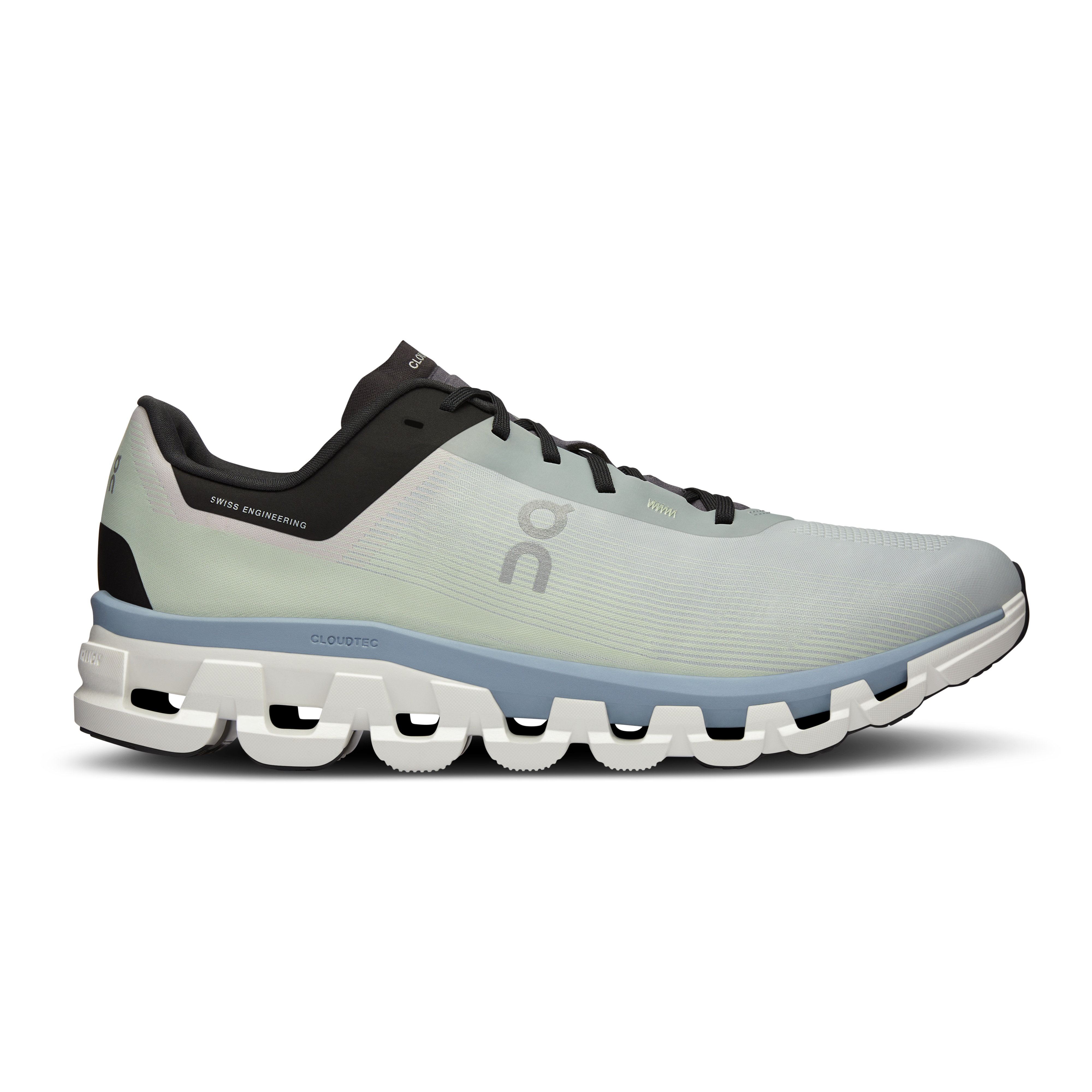 On Running Men's Cloudflow 4 Running Shoes - Lightweight & Breathable for Marathon Training - Glacier/Chambray Color - Perfect for Road Running, Gym Workouts & Daily Jogging