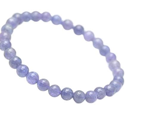 Precious-GEMS Tanzanite Bracelet for Women - Natural Gemstone Healing Crystal Stretch Bracelet, Birthstone Jewelry Gift for Her | Perfect for Meditation, Yoga & Spiritual Healing