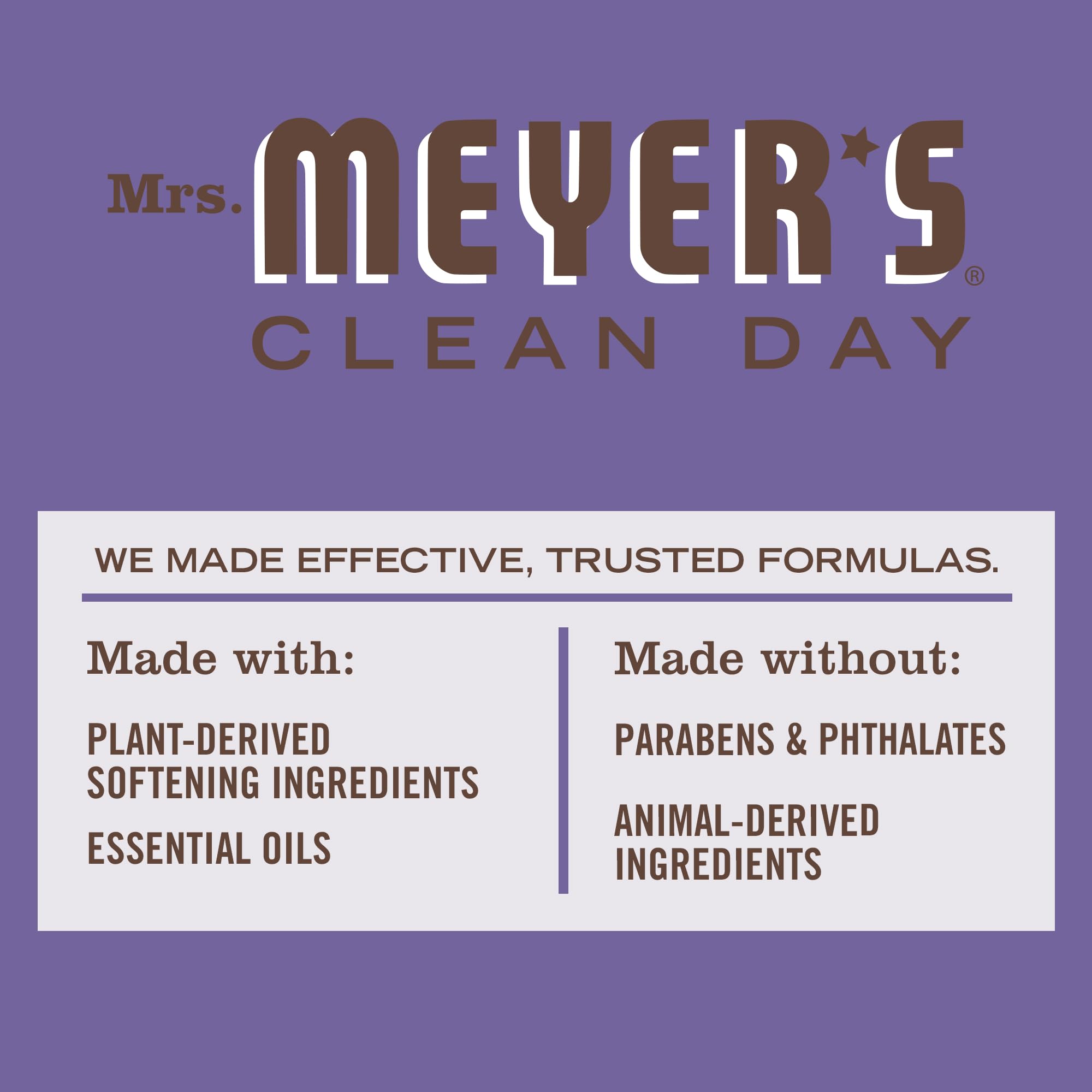 Mrs. Meyer's Clean Day Dryer Sheets - 80 Count | Fabric Softener & Static Reducer with Essential Oils & Compassion Flower Scent | Ideal for Laundry, Clothes Freshening & Softening