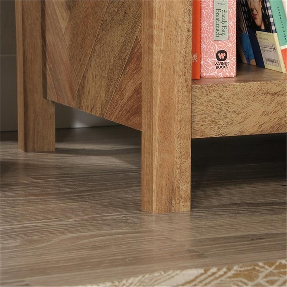 Premium Wooden Nightstand Set of 2 - Modern Mango Brown Bedside Table with Storage Shelf | Perfect for Bedroom, Living Room, or Office Organization