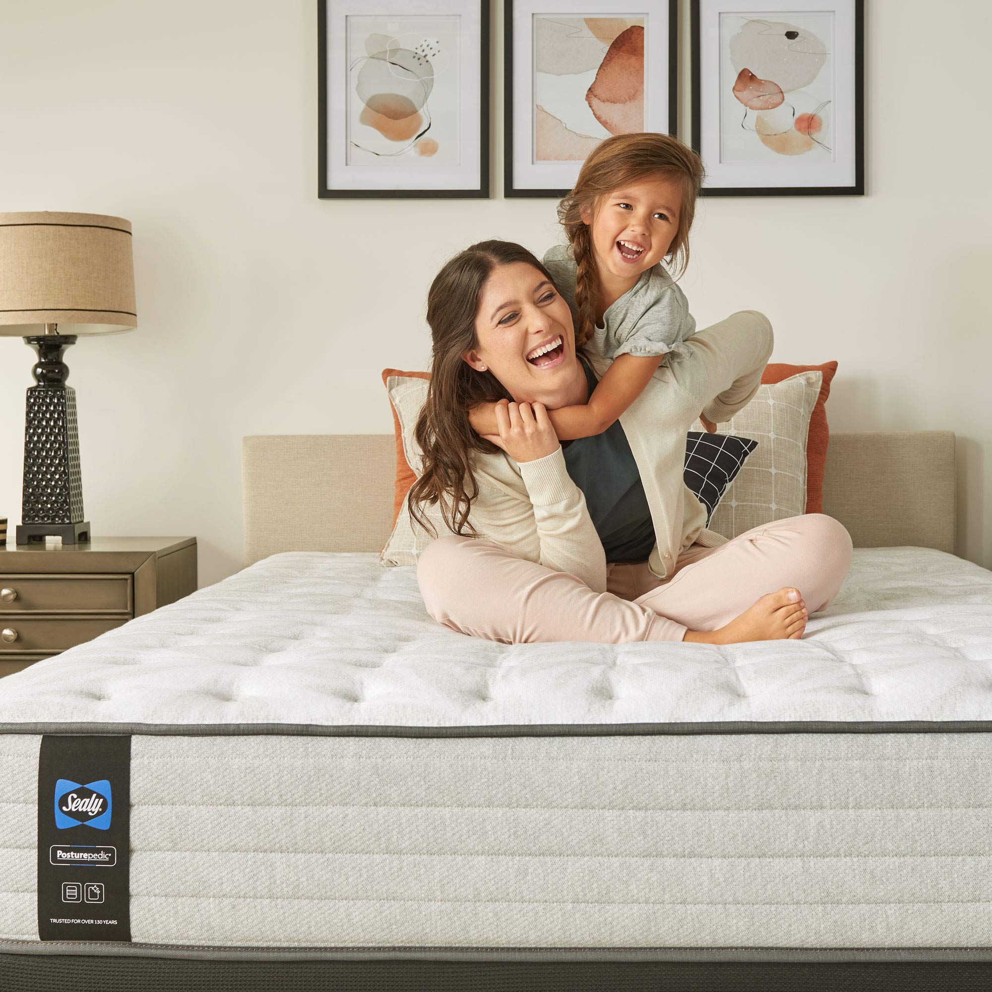 Sealy Posturepedic Firm Feel California King Mattress - Premium Support for Back Pain Relief | Ideal for Hot Sleepers & Master Bedrooms