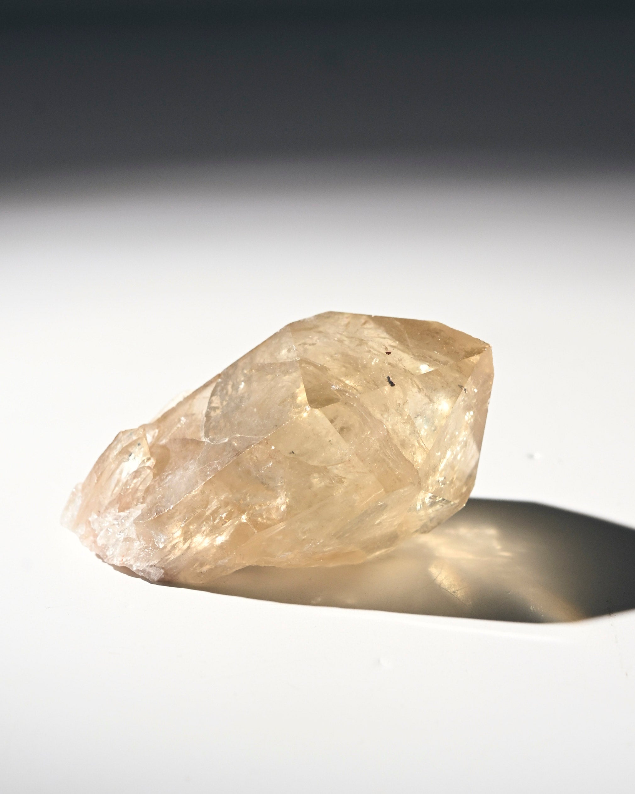 Natural Elestial Citrine Crystal Point - Healing Stone for Meditation, Energy Work & Spiritual Growth - Perfect for Home Decor, Yoga Spaces & Reiki Practice