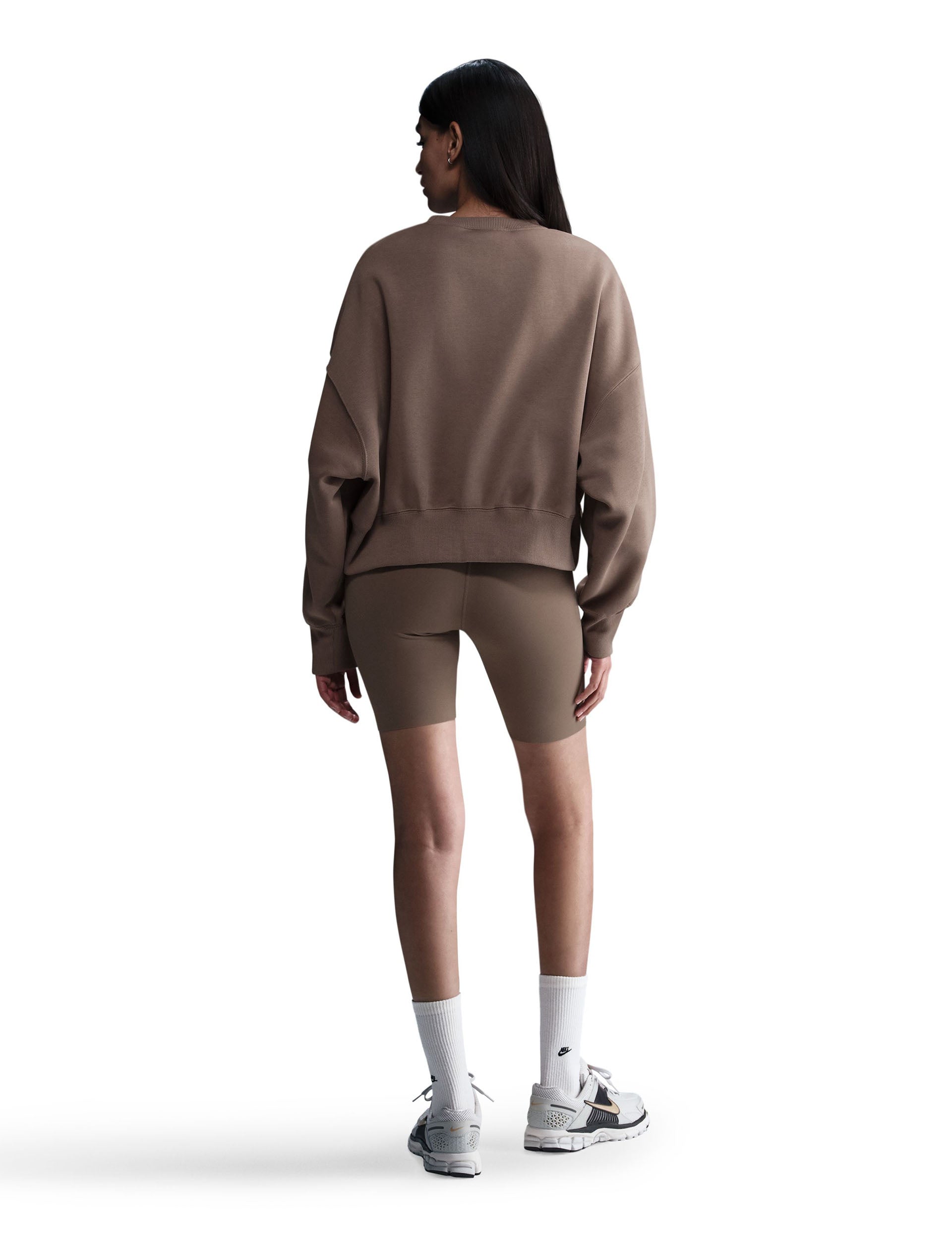 Phoenix Fleece Sweatshirt for Men & Women - Soft Mink Brown/Sail Sportswear - Gym, Running & Casual Wear