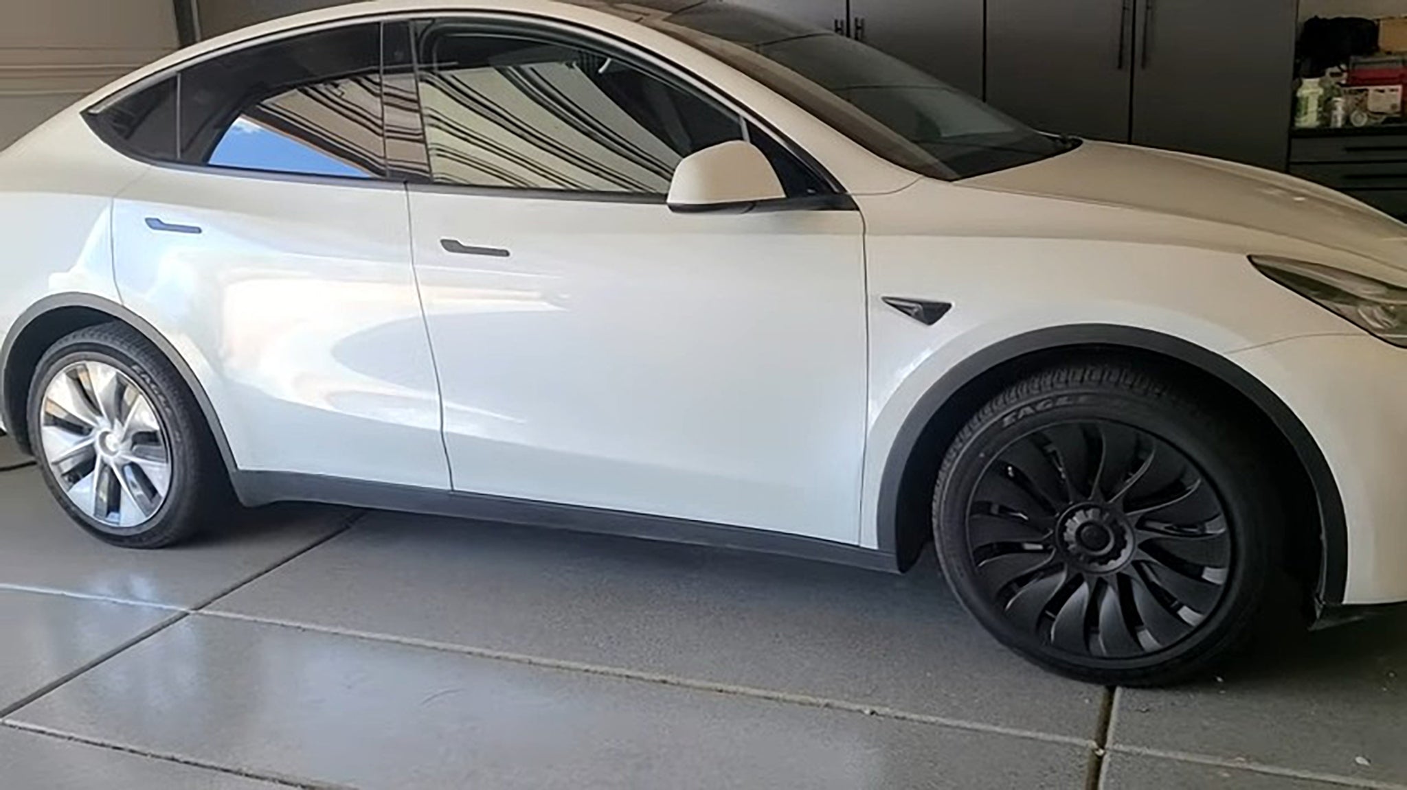 Premium Uberturbine Wheel Covers for Tesla Model Y 19