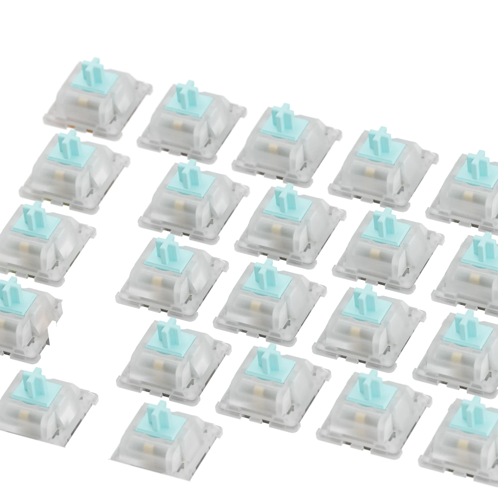 Glorious Lynx Silent MX 65 ANSI Mechanical Keyboard Switches - Linear & Quiet for Gaming, Typing & Office Use