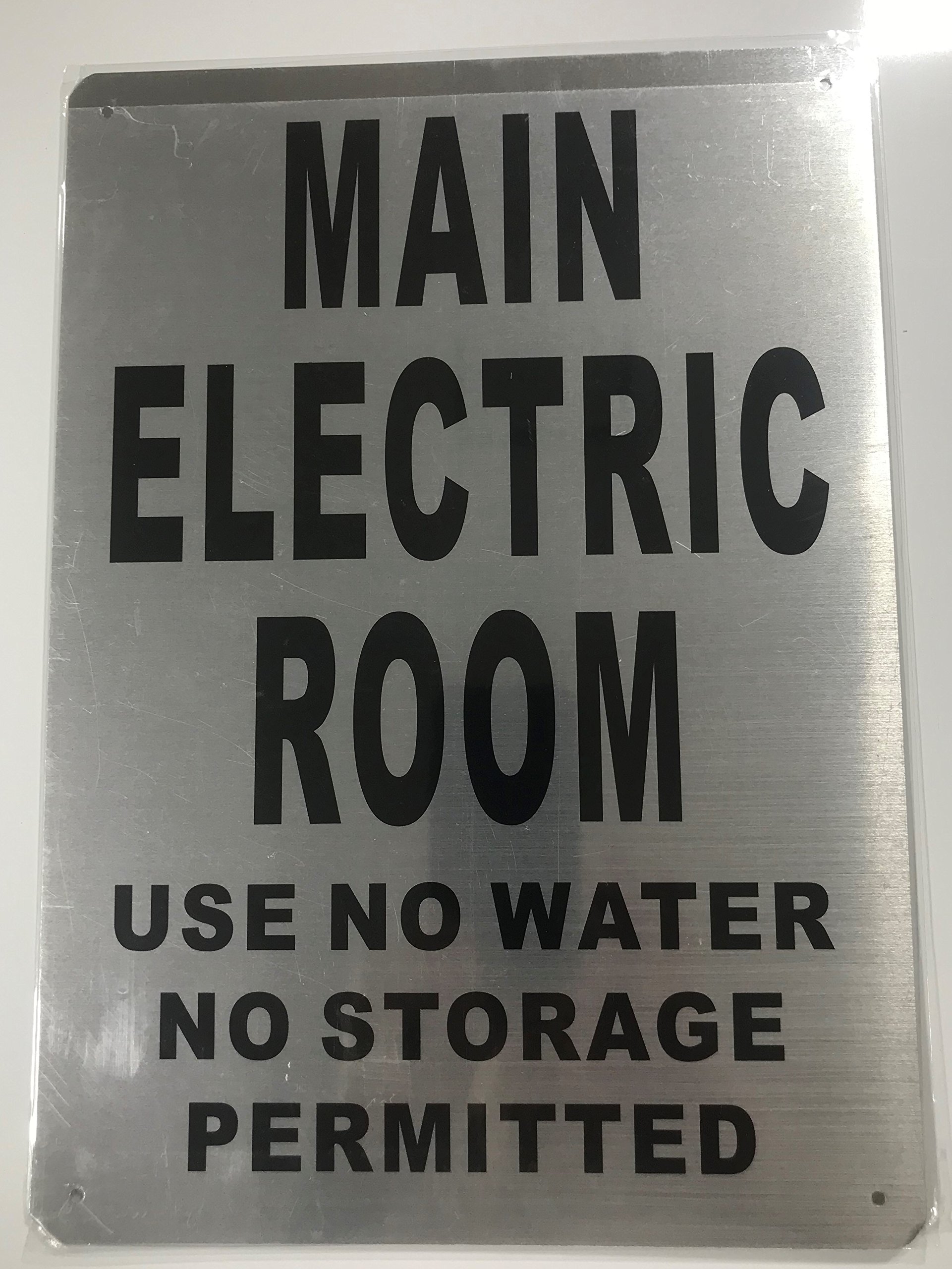 10x14 Rust-Free Aluminum Electric Room Sign - Durable & Modern for Offices, Hotels, and Conference Rooms