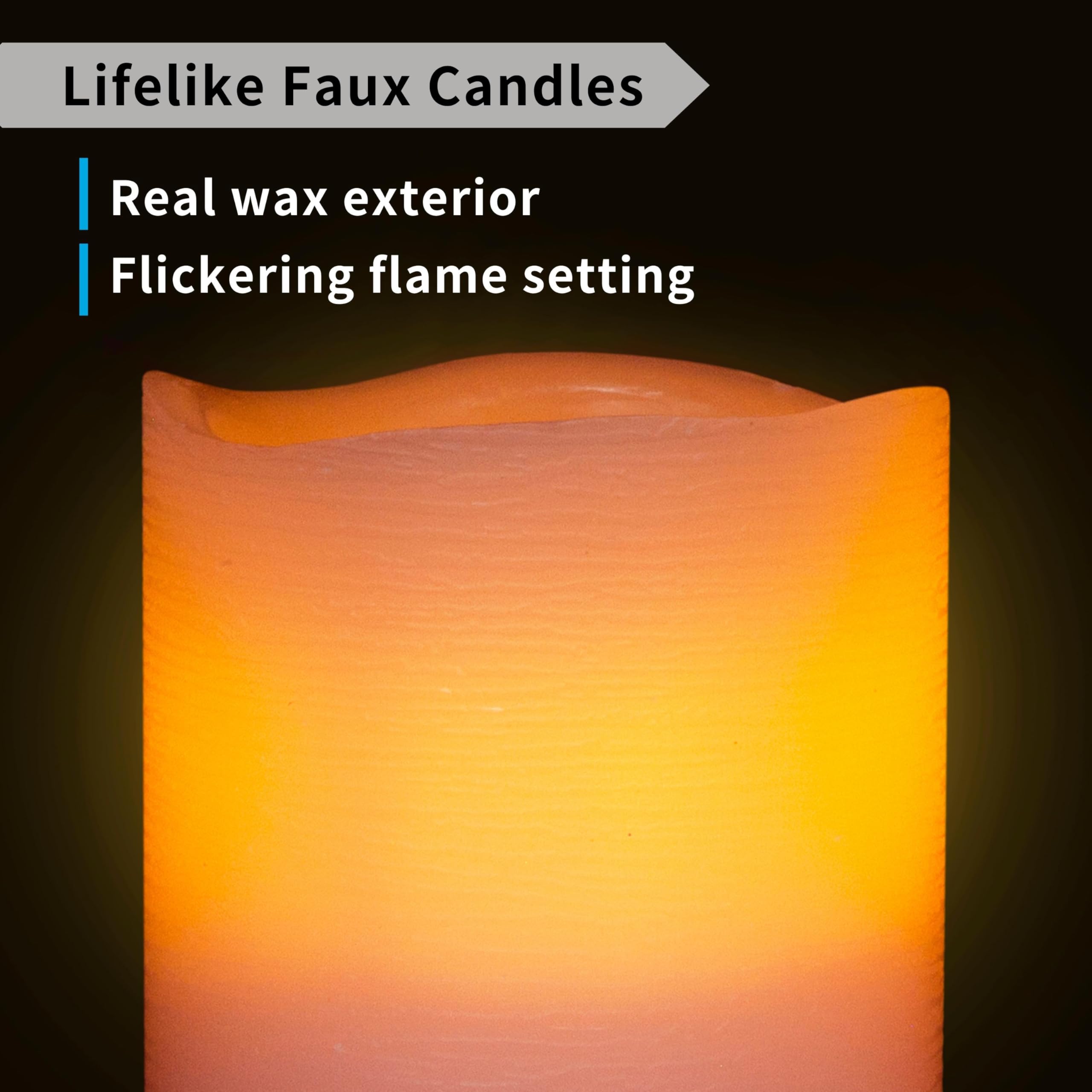 FURORA LIGHTING 8-Pack Pink Real Wax Flameless LED Candles with Remote & Timer - 4 Pillar & 4 Votive Flameless Candles Set, Battery Included for Home Decor, Wedding, Party & Romantic Ambiance Lighting