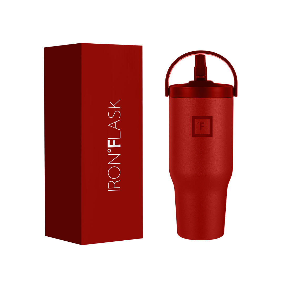 30 Oz Sidekick Insulated Stainless Steel Water Bottle with Straw Lid - Leakproof & Sweatproof - Keep Drinks Cold 24Hrs/Hot 12Hrs - Perfect for Gym, Hiking, Travel & Office Use