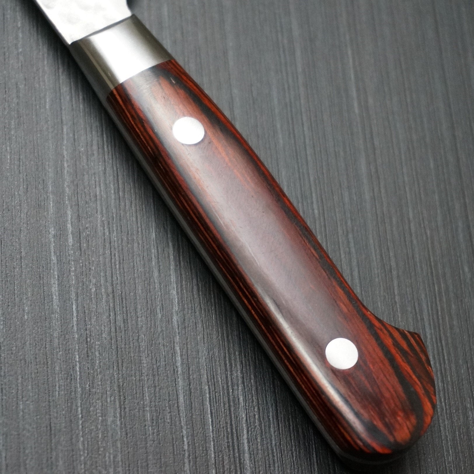 Premium Sakai Takayuki 80mm Petty Knife - 33-Layer Hammered Damascus VG10 Steel Blade - Perfect for Slicing Fruits, Vegetables & Precision Kitchen Tasks