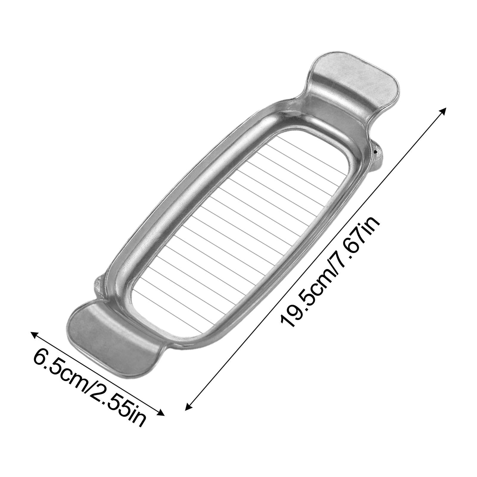 Stainless Steel Butter & Cheese Slicer - Ergonomic Handle Block Cheese Cutter for Perfect Cubes | Food Grade Safe Kitchen Tool for Cheese Platters, Charcuterie Boards & Cooking Prep