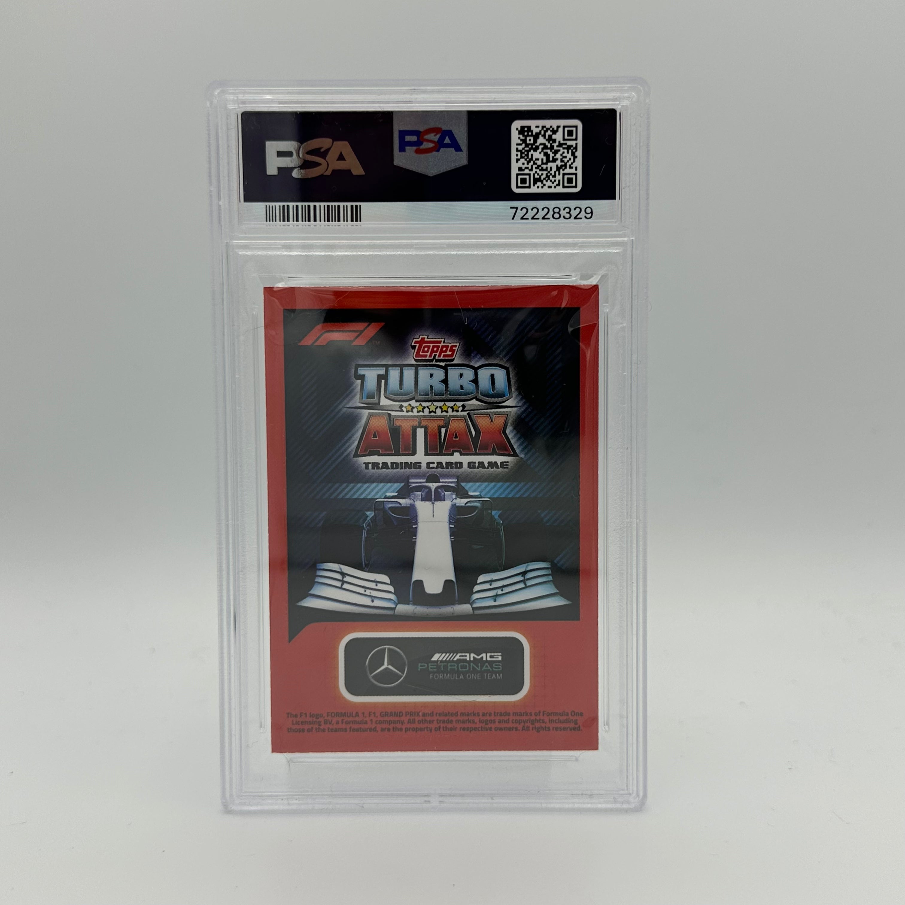PSA 8 Graded Lewis Hamilton #LE1G Limited Edition Gold Trading Card - Perfect for Collectors, Sports Memorabilia Fans & F1 Racing Enthusiasts