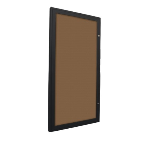 36x96 Extra Large Outdoor Enclosed Bulletin Board Swing Case with Single Door - Weatherproof Message Board for Schools, Parks & Community Centers