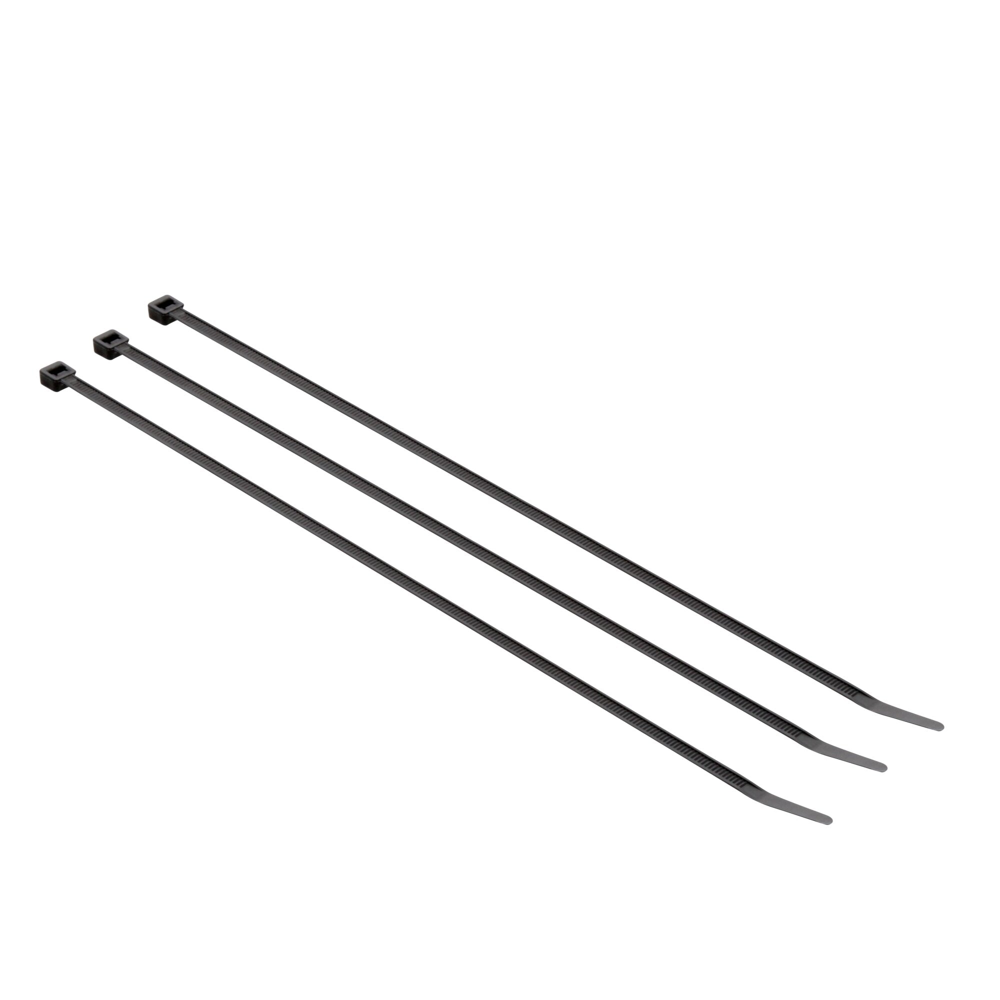 3M Cable Tie CT11BK50 - 50-Pack Black Nylon Zip Ties for Organizing Wires, Cables & Home Office - Heavy Duty, Self-Locking, Weather Resistant (11.8