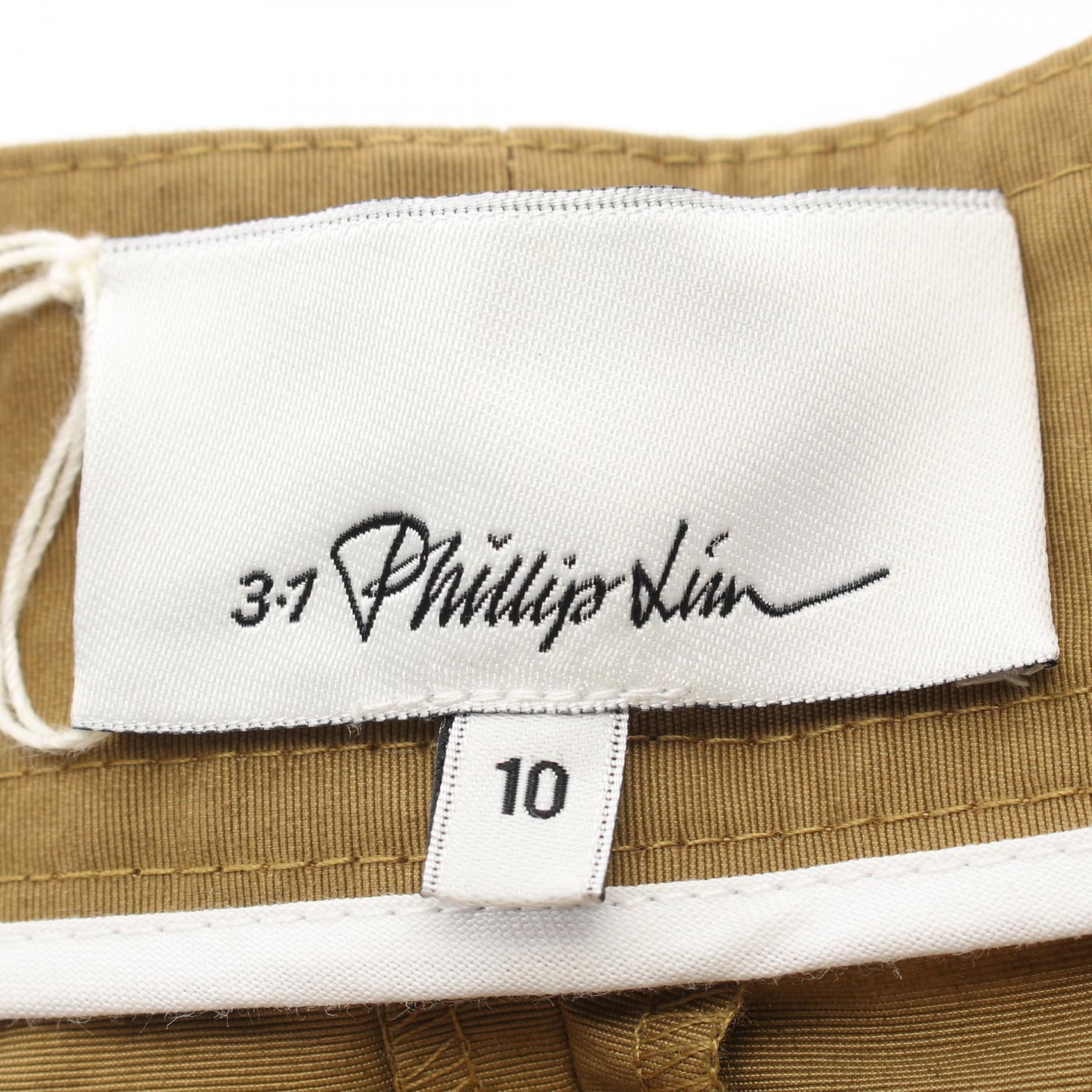 3.1 Phillip Lim Women's Cotton Cargo Pants - High Waisted Casual Trousers with Pockets | Perfect for Work, Travel & Everyday Wear