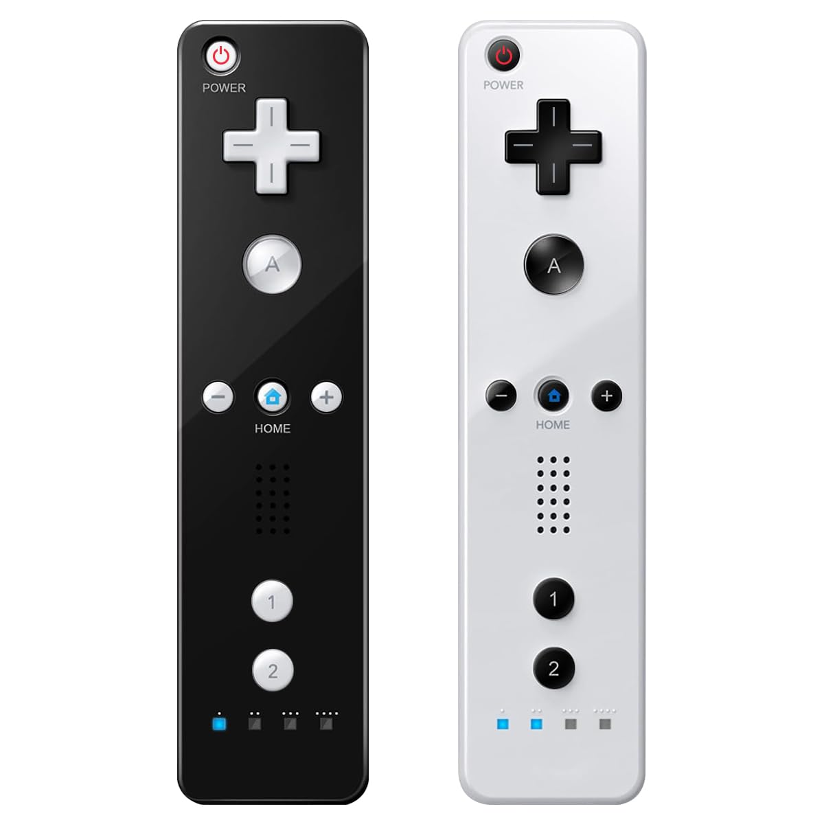 ADHLEK 2 Pack Wii Remote Controller with Silicone Case & Wrist Strap for Nintendo Wii - Perfect for Family Gaming