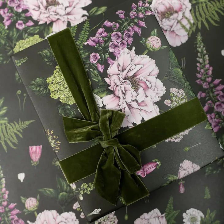 Eco-Friendly Summer Garden Gift Wrap Paper - Floral Design for Birthday, Wedding & Party Favors - Perfect for DIY Crafts & Gift Packaging