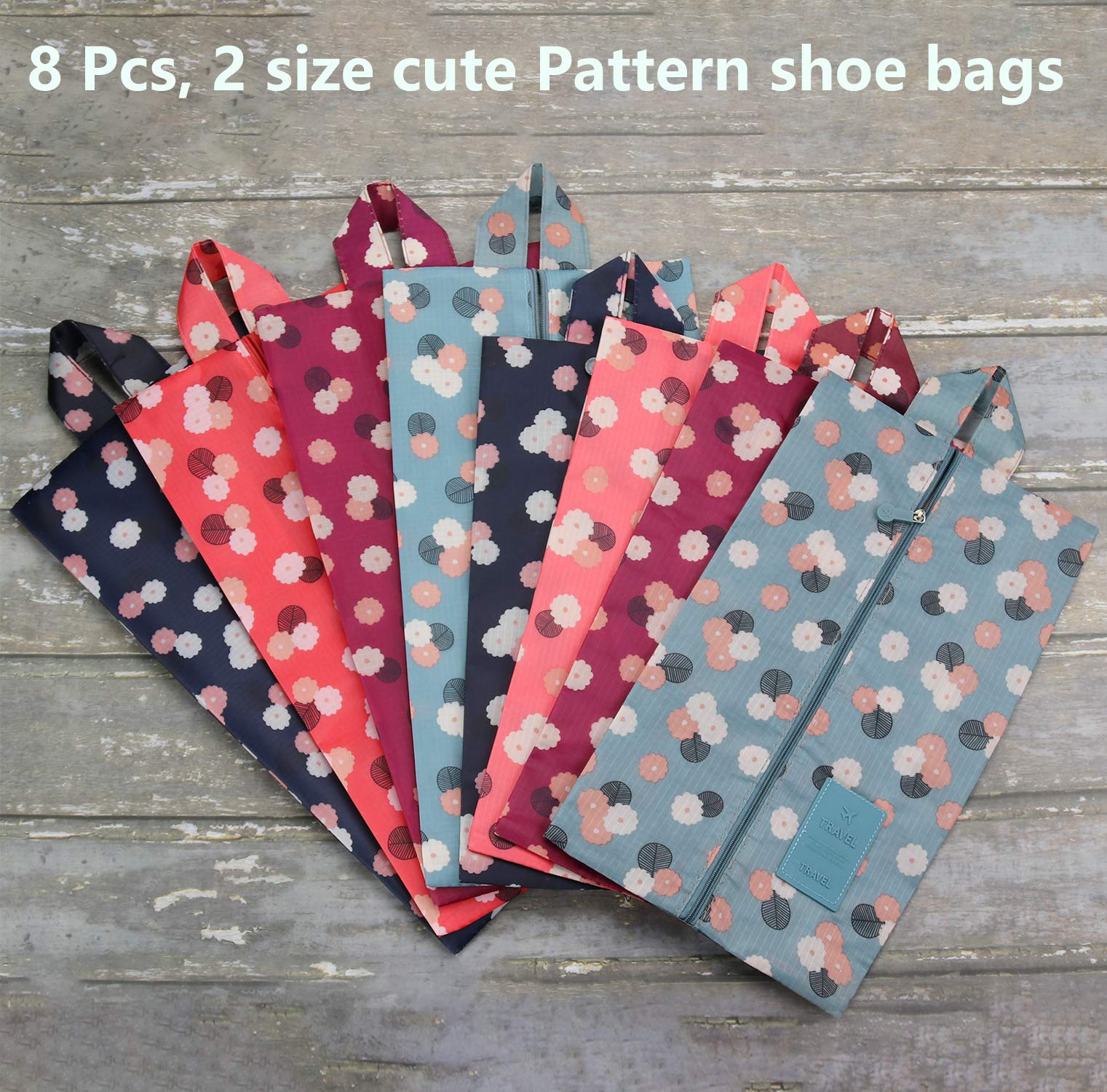 Waterproof Travel Shoe Bags - Portable Shoe Storage Pouch with Handle for Men & Women | Perfect for Gym, Vacation & Business Trips