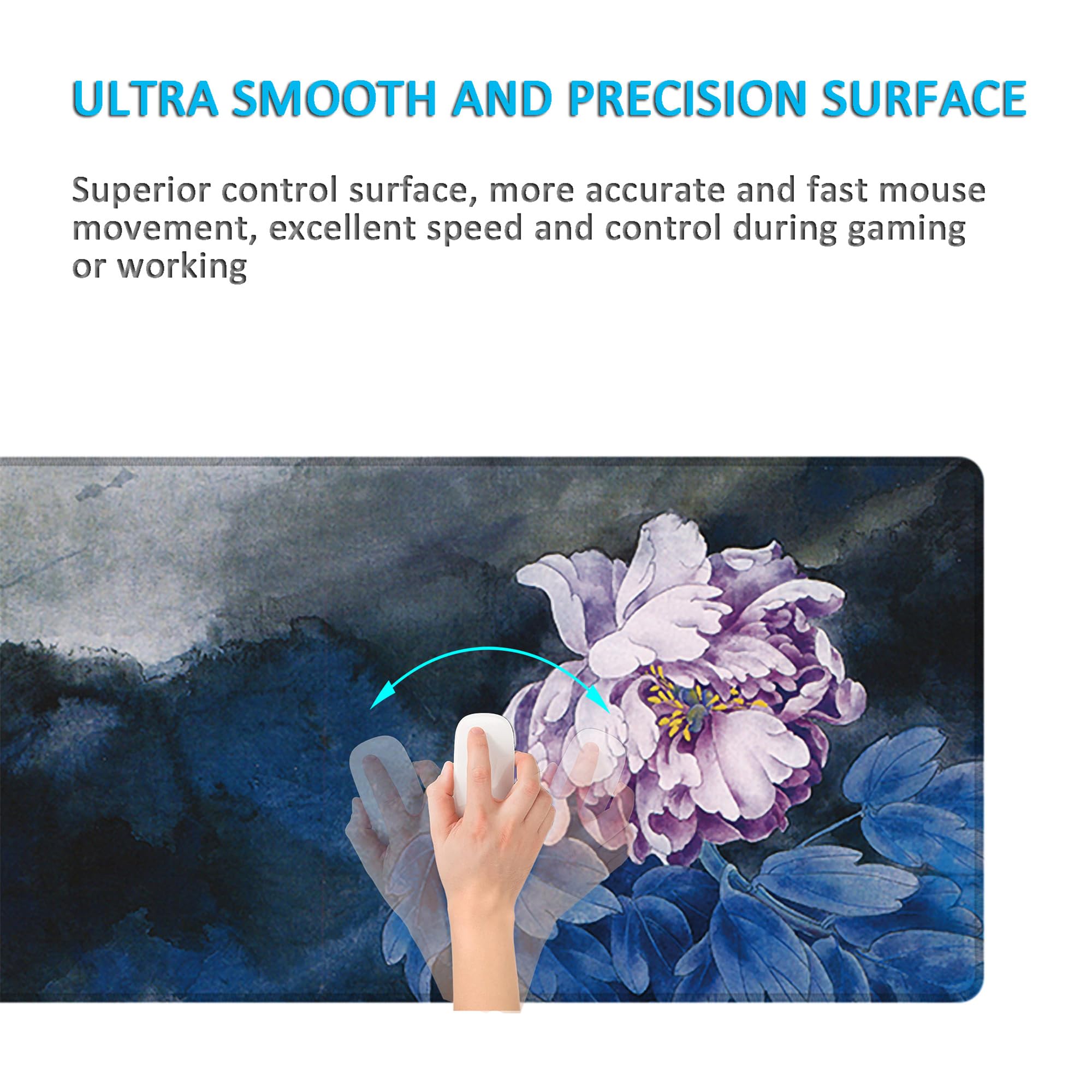 LL-COEUR Extra Large Non-Slip Gaming Mouse Pad - 47